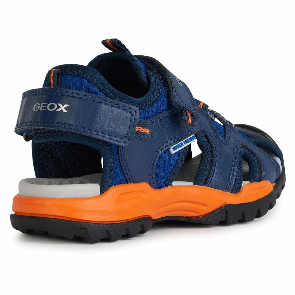 Geox J Borealis Boy C, Sandalia, Royal Orange, 34 EU