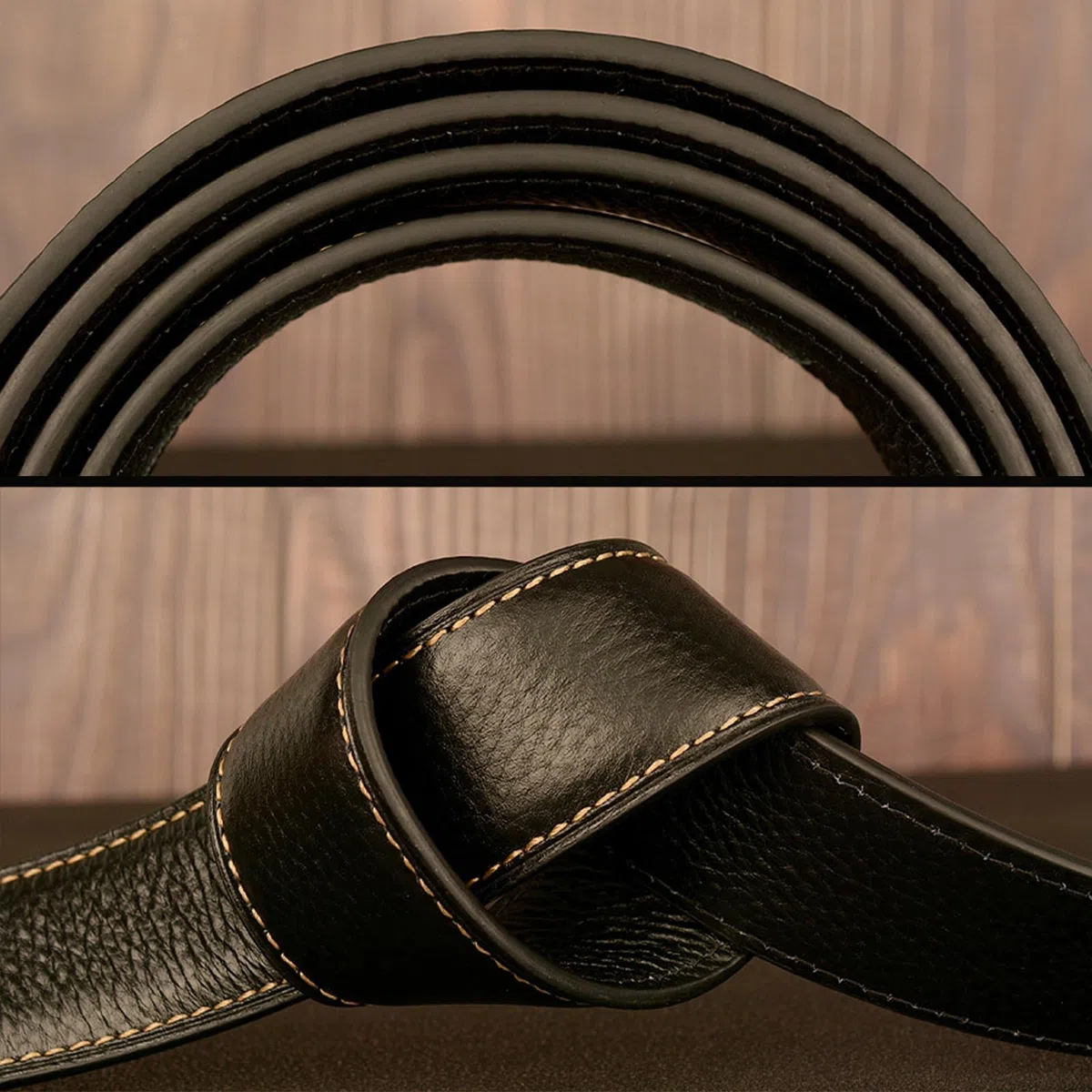 Cinturón Clásico De Cuero Con Trinquete Deslizante, Tallado Animales Elefante, Hebilla Automática Ajustable, Cinturón Informal Negocios 120 Cm (cintura 41 ")