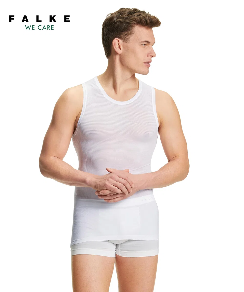 Falke Hombre Ultralight Cool Camiseta técnica Deportiva sin Manga Ropa con Efecto refrescante Ideal para climas cálidos Secado rápido Transpirable sostenible Hilo Funcional 1 Pieza
