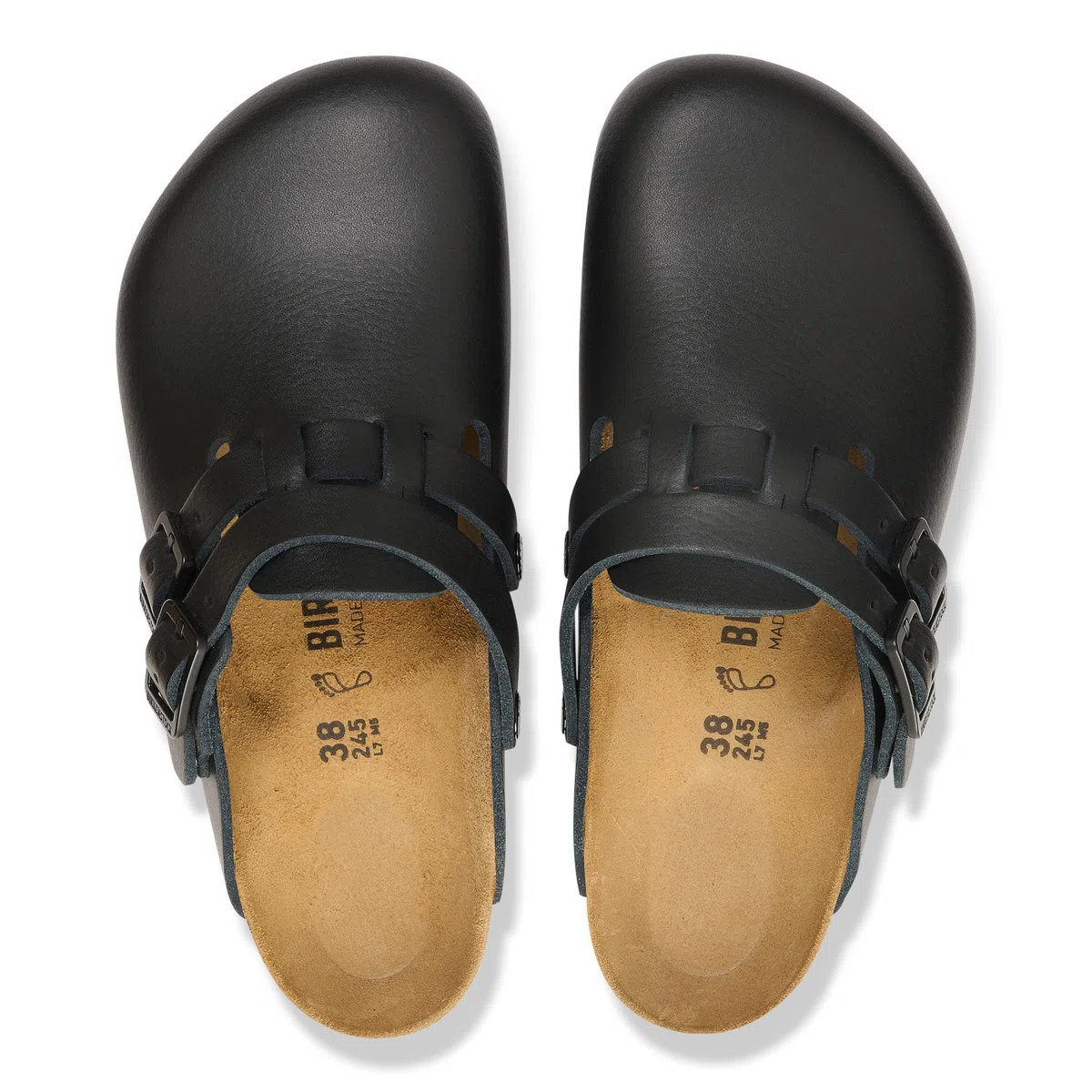 BIRKENSTOCK Kay Pro Zuecos de piel – Zapatos unisex de alta calidad para el ocio y el trabajo para medicina, gastronomía y servicio