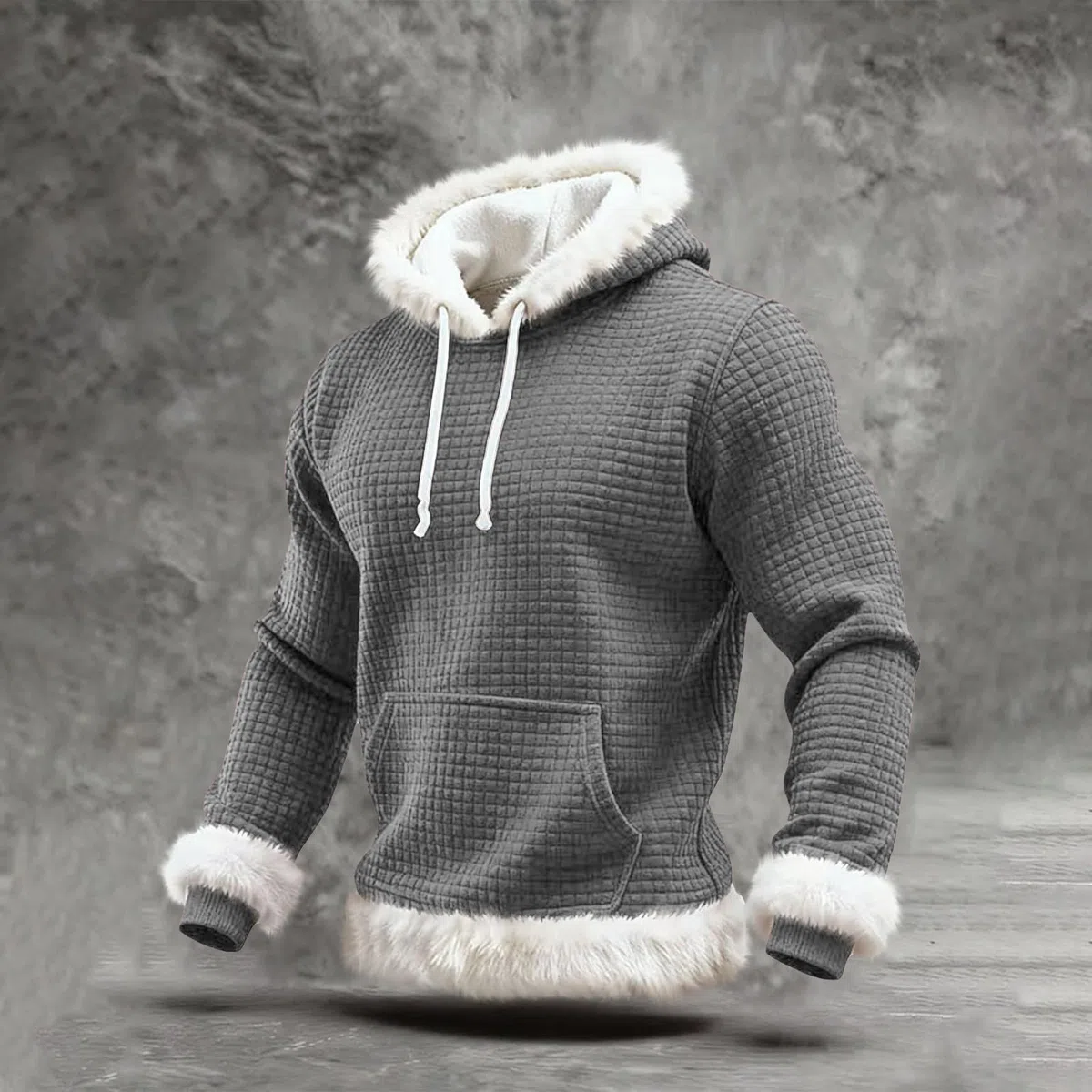 Chaqueta Verano Hombre Sudadera con Capucha De Forro, Estilo Oversize, Tallas Grandes, Manga Larga, Casual, Ideal para Invierno. L (Grey, XXXXL) Mangas El Sol Ropa Trabajo Camisas Larga