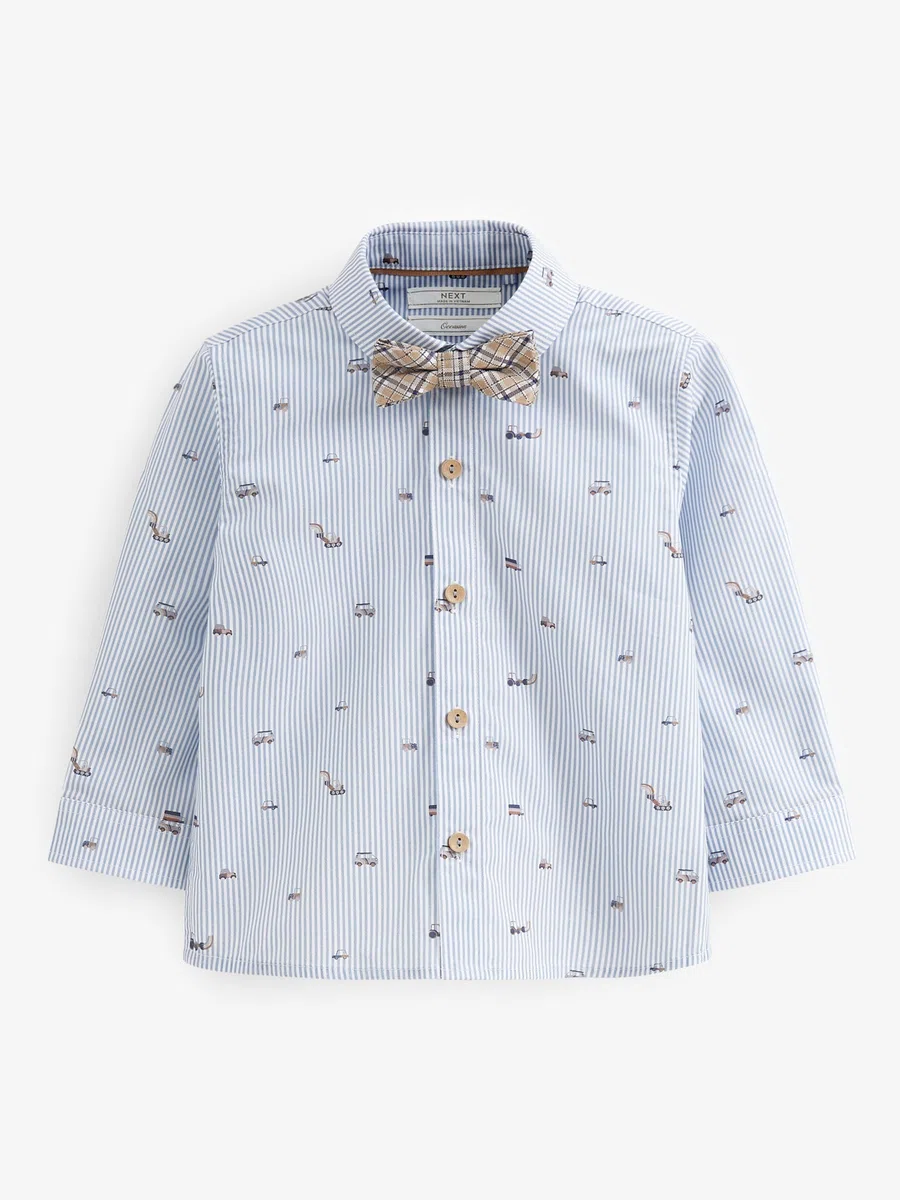 NEXT Niños Conjunto de Chaleco y Camisa con Pajarita