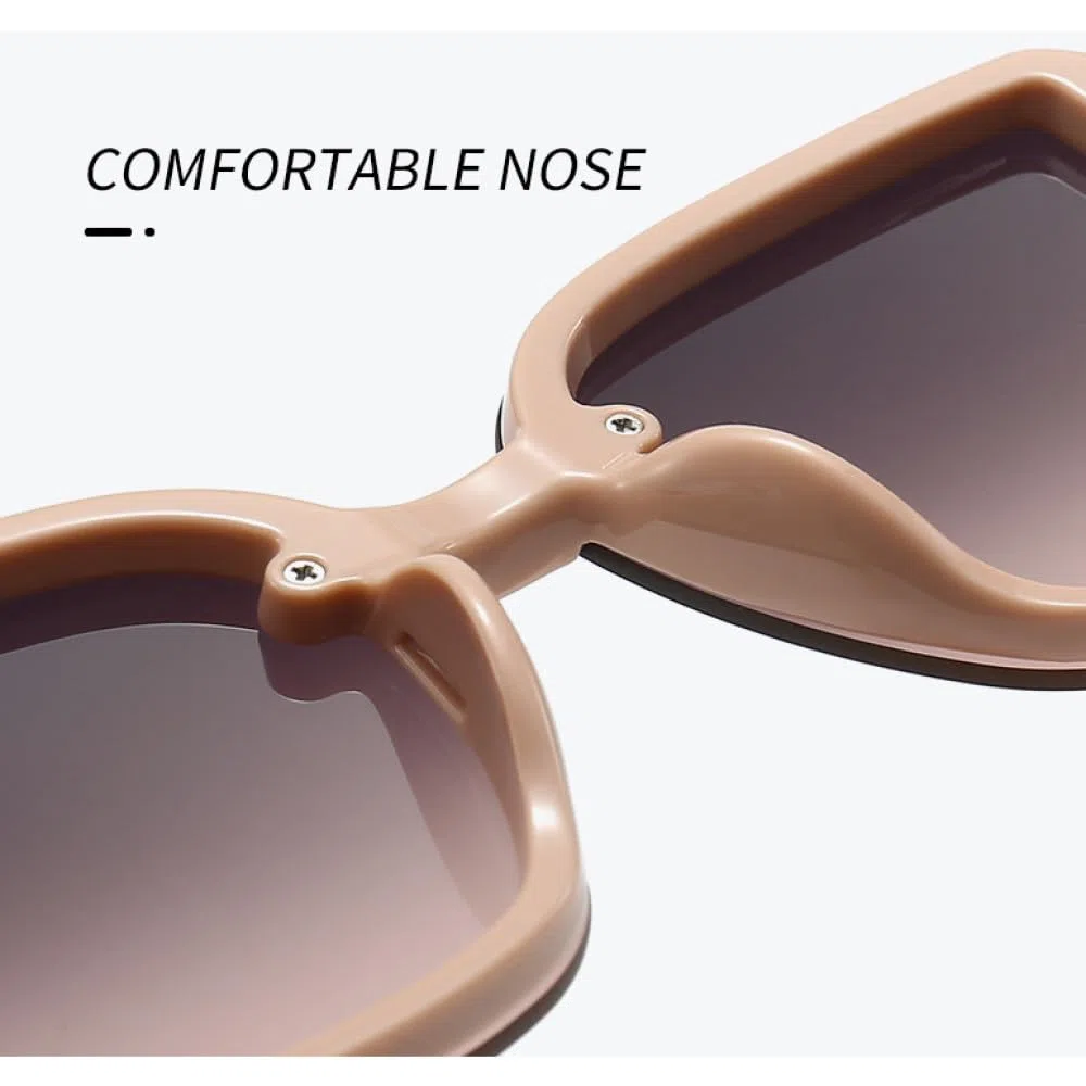 Gafas de sol cuadradas Hombres Mujeres Gafas de sol de viaje Retro UV400 Gafas de sol de moda Gafas de sol unisex