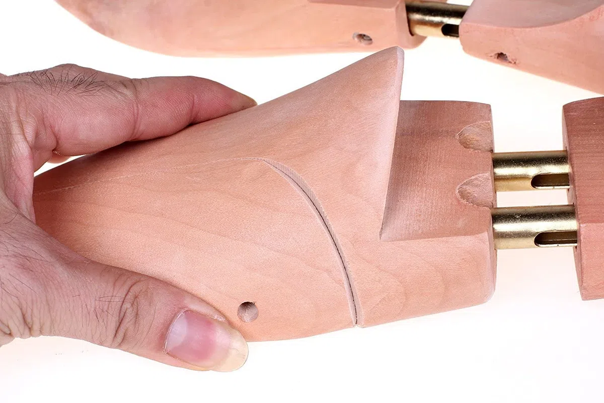 Hormas de Zapato, Madera Natural, Regulable, hormas, Tensor para el Calzado, ensanchador para el Calzado. Tamaño 35 - Tamaño 50, 1 Par - 10 Par Combinaciones, KXB6000