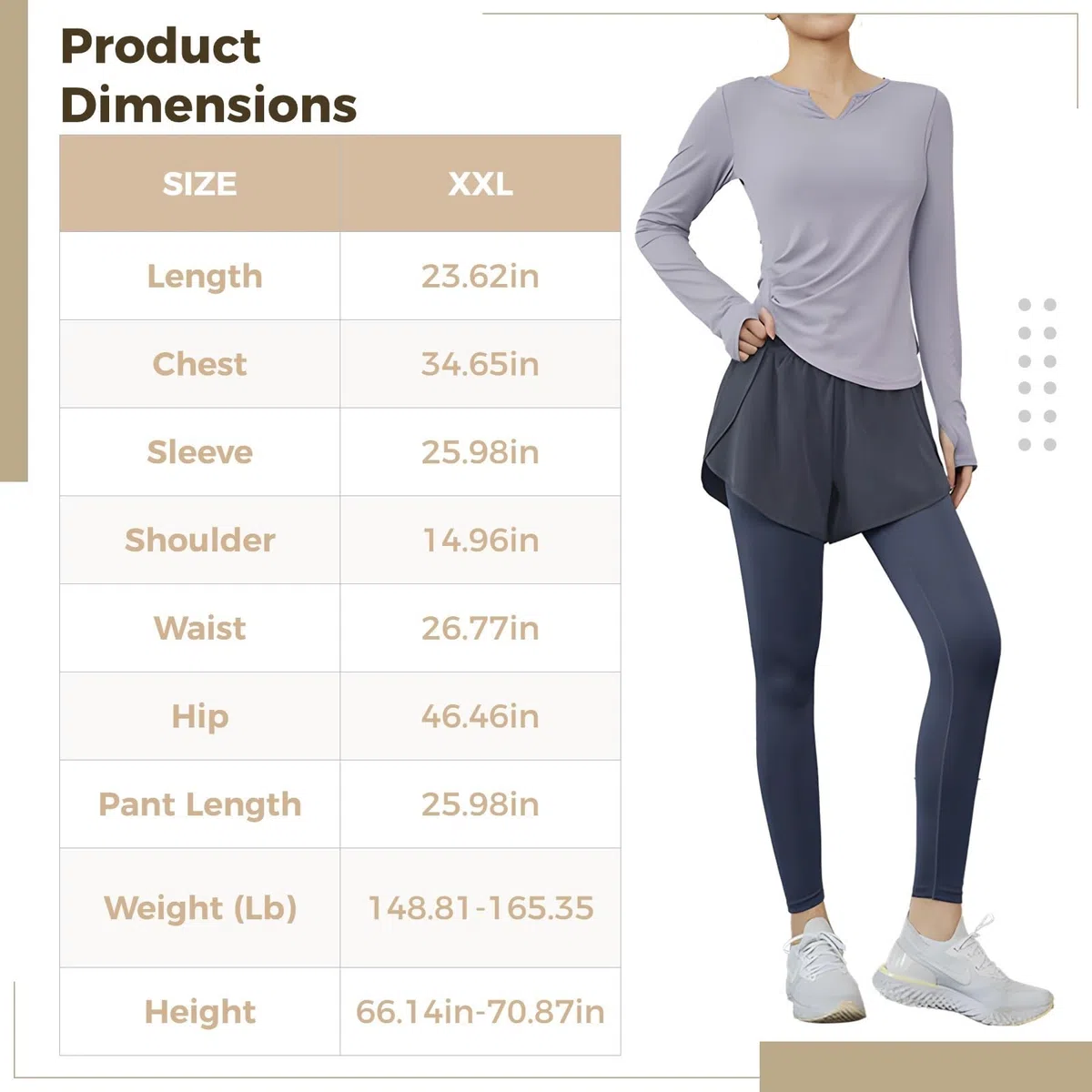 Conjunto de ropa deportiva para mujer, 3 piezas, transpirable, para yoga y gimnasio, tela antibolitas, talla XXL para 135-150 libras, Azul, talla única