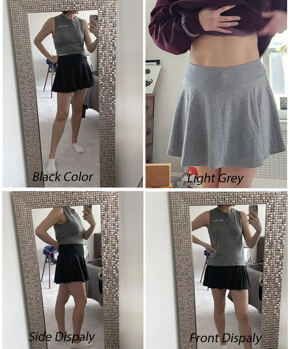 Faldas cortas para mujer, para tenis, golf, atletismo, pantalones cortos, con bolsillos, faldas para correr y entrenar