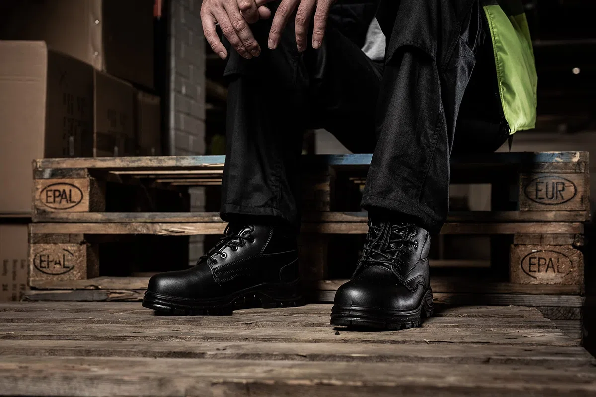 Blackrock Sentinel Composite Safety Boots, S3, Botas de trabajo con puntera de material compuesto, para hombre y mujer, ligeras, de ajuste ancho, sin metal, resistentes al agua
