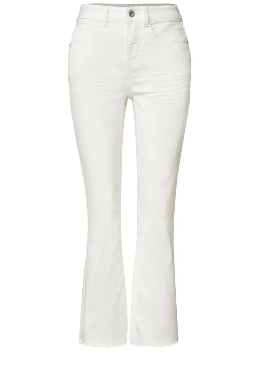 Street One 3818484 - Pantalones Vaqueros de Pierna Acampanada de Cintura Alta en Corte Ajustado Mujer