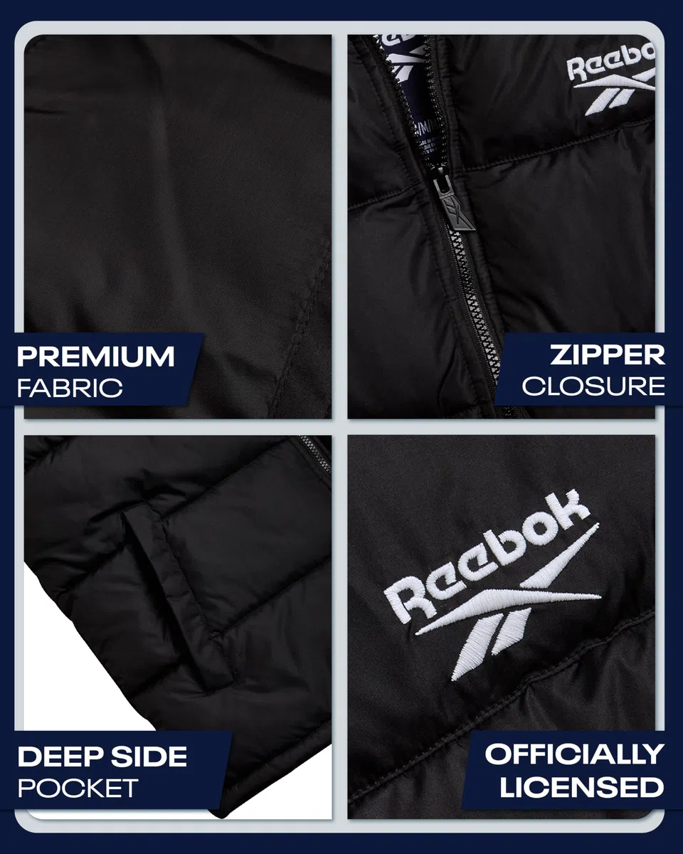 Reebok M Midweight Puf Vest Chalecos Hombre (Pack de 1)