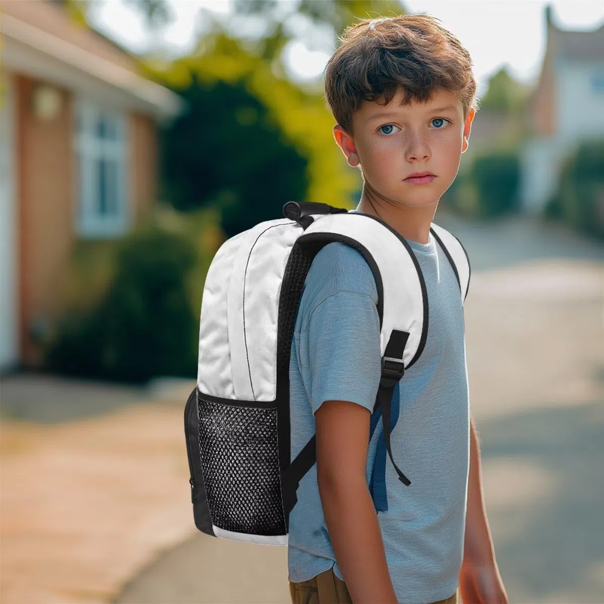 COEQINE Mochila para adolescentes de 6 a 8 años, mochilas personalizadas con nombre, mochila escolar ligera para niños pequeños, mochilas de primer grado para niños
