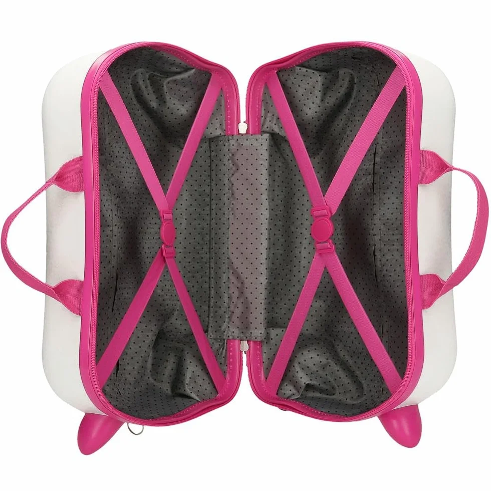 Hello Kitty Girl Gang Maleta Infantil Rosa, Rígida, 4 Ruedas | Equipaje Mano