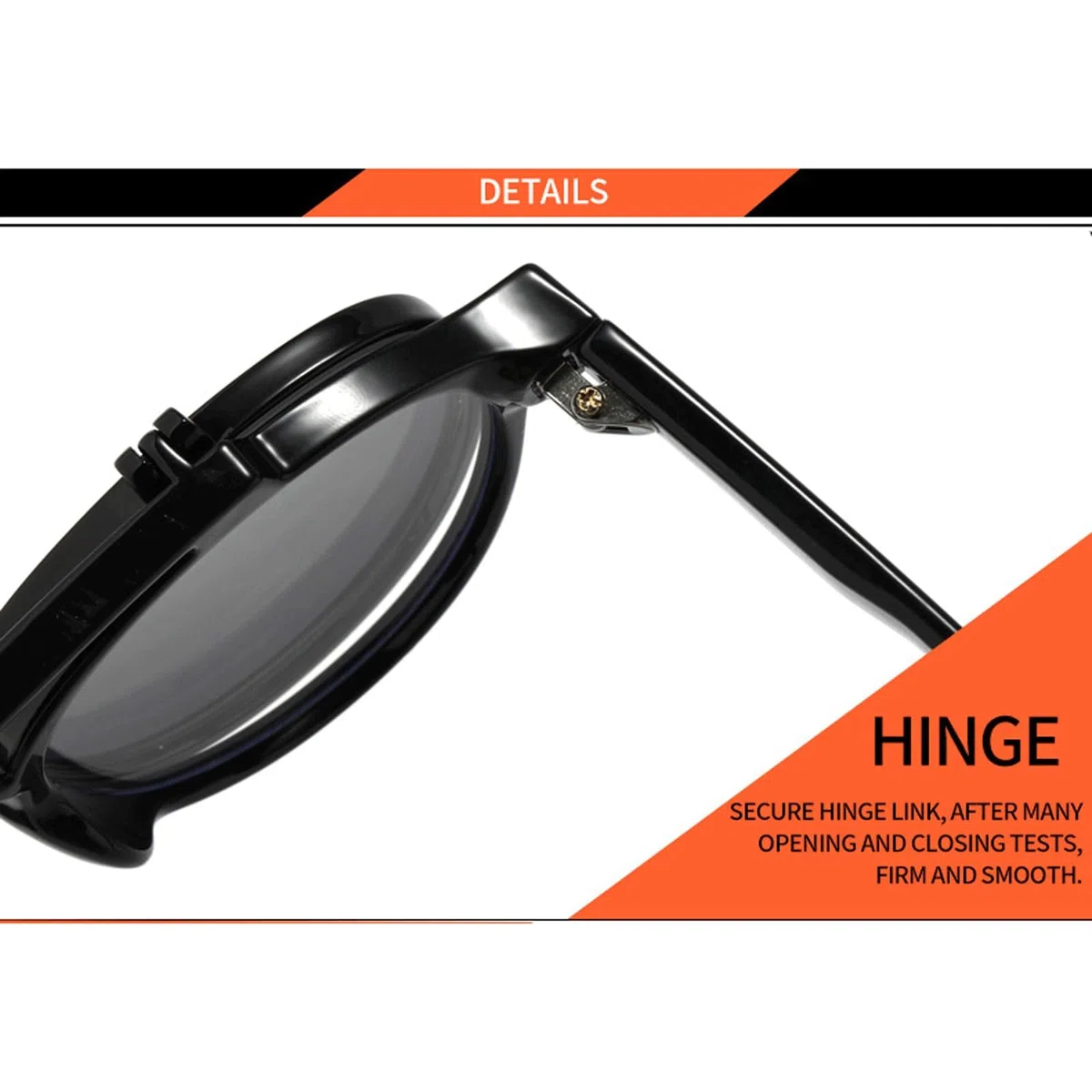 Monturas de Gafas abatibles Que bloquean Las Gafas de Sol | Gafas sin receta for ordenador, gafas de lectura de Metal for PC, unisex(Leopard)