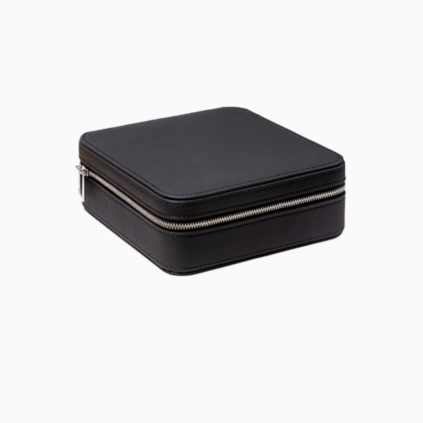 Bandeja expositora para gafas, Estuche organizador de gafas sol portátil cuero con 2 ranuras negro marrón 17x18,7x6,5 cm(Black)