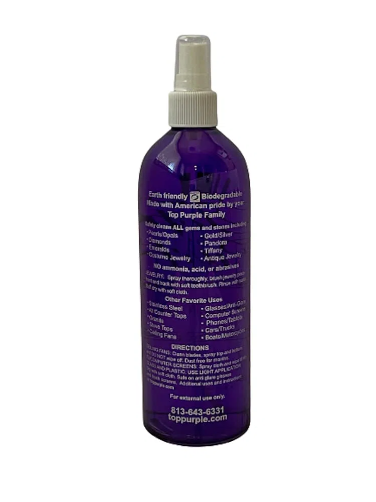Toque de Color morado joyas Cleaner 32 oz Recambio Cartucho de 8 onzas botella de Spray, 16 Ounce US, 1