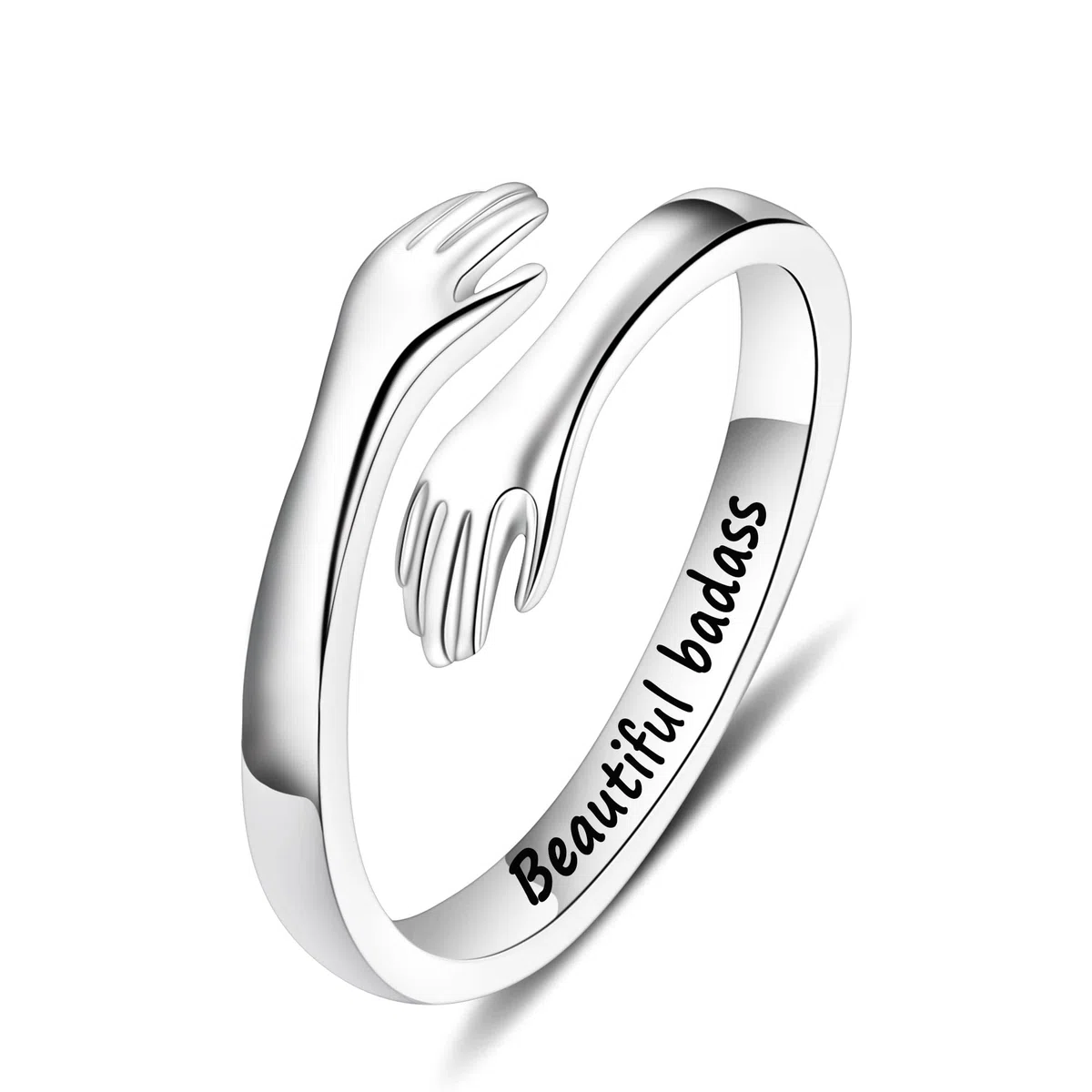 Yesteel Anillo de plata de ley 925 para mujeres, adolescentes, niñas, anillo ajustable, joyería para el día de la madre, regalos de cumpleaños para hijas, mamá, hermana, esposa, amigos, abuela