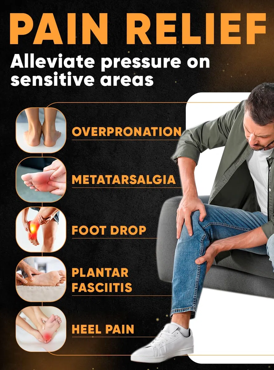 Plantillas de arco alto prémium para el máximo apoyo, fascitis plantar, comodidad para aliviar el dolor de pies, antifatiga, plantillas ortopédicas para zapatos para hombres y mujeres de pie todo el