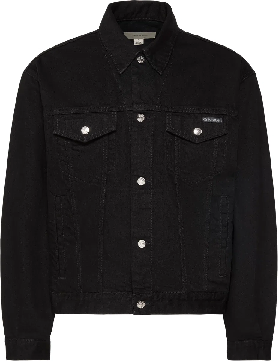 Calvin Klein 90s Ck Classic Black Trucker Lv04rf706g Chaquetas Hombre