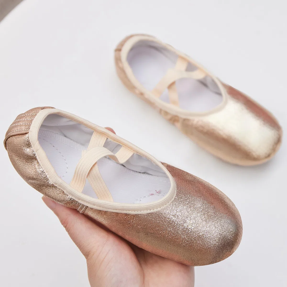 Phineein Zapatillas de ballet para niñas, para práctica, zapatillas de ballet para bailar