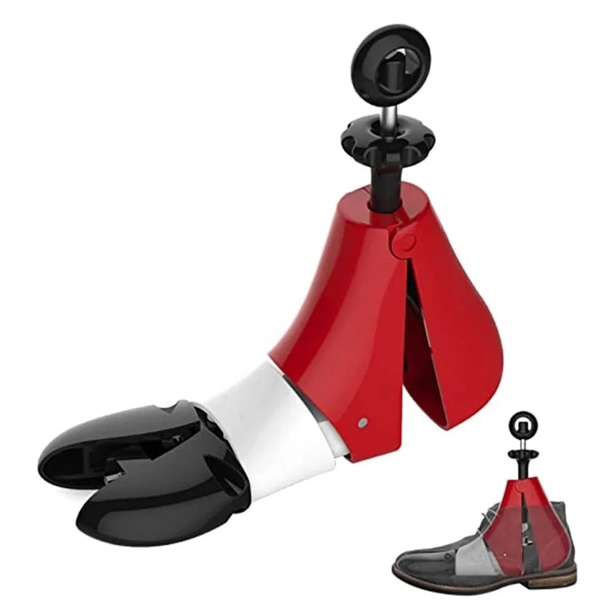 Ensanchador de zapatos ajustable for hombres y mujeres, profesionales caña alta, expansor moldeador árboles, ensanchadores Widiner deportivos, 1 ud