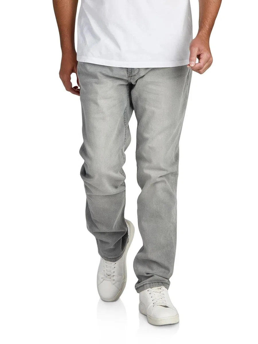 riverso Pantalones vaqueros para hombre RIVChris Straight Fit Jeanshose Algodón Denim Stretch Negro Azul Gris w29 w30 w31 w32 w33 w34 w36 w38