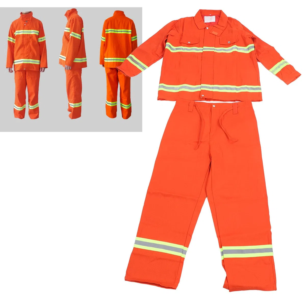 Traje de Seguridad Ignífugo, Mono de Trabajo con Aislamiento Térmico, Equipo de Protección para Entornos de Trabajo de Alto Riesgo