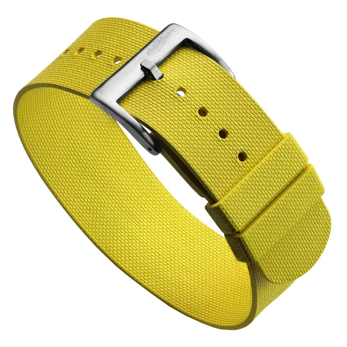 WatchGecko TidalPass British Military FKM - Correa de reloj de goma impermeable para hombre, versátil y elegante, se puede llevar de 2 maneras