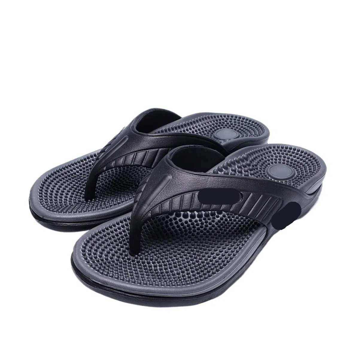 Chanclas de gránulos masaje for hombre, cómodas sandalias playa, zapatillas casa