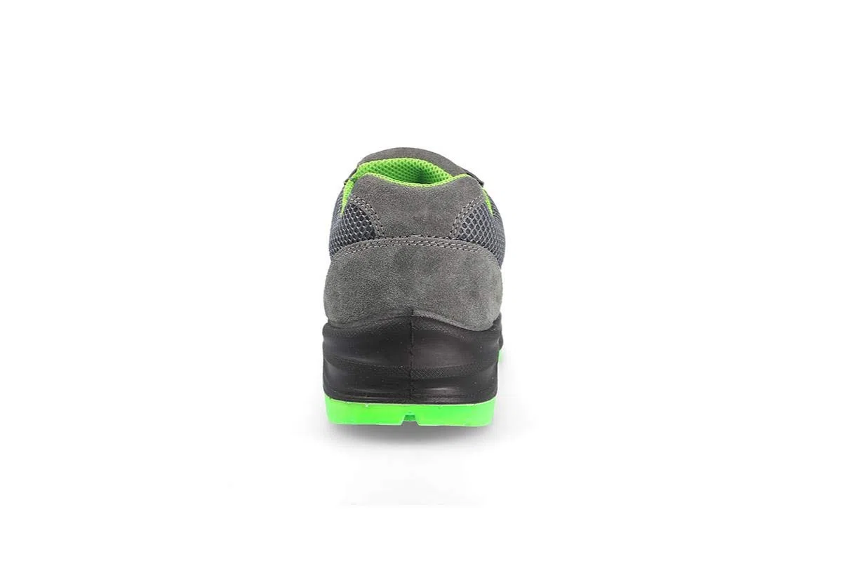 Paredes Zapato Seguridad Carbono Plus, Color Gris y Verde - Talla 47 EU