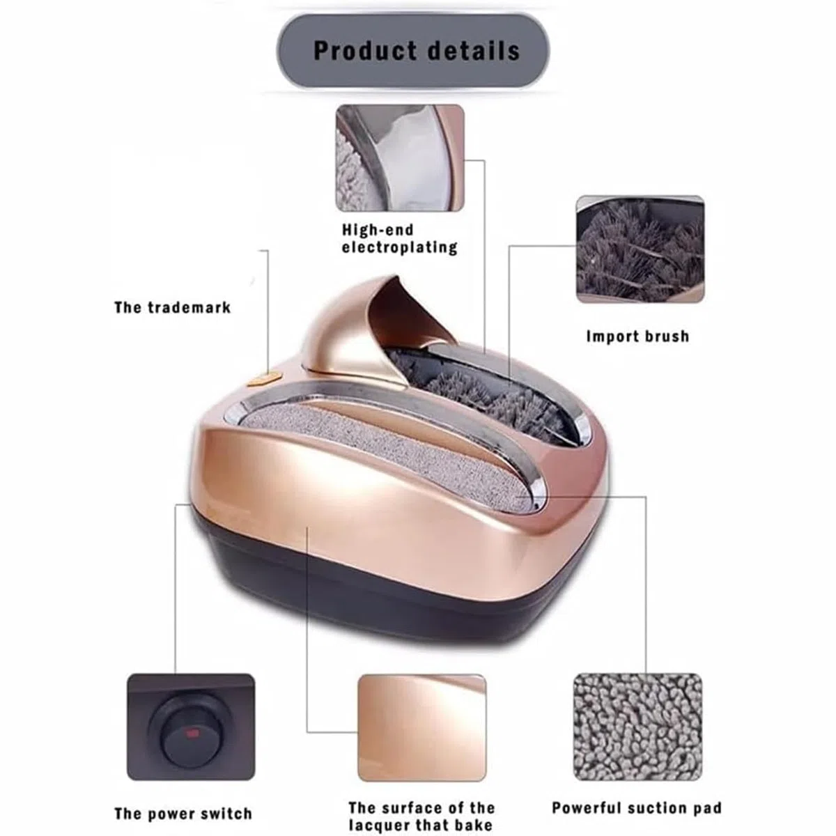 Máquina pulidora de zapatos, pulidora de zapatos eléctrica de inducción automática para entrada de hotel, repuesto reutilizable de cubierta de zapatos