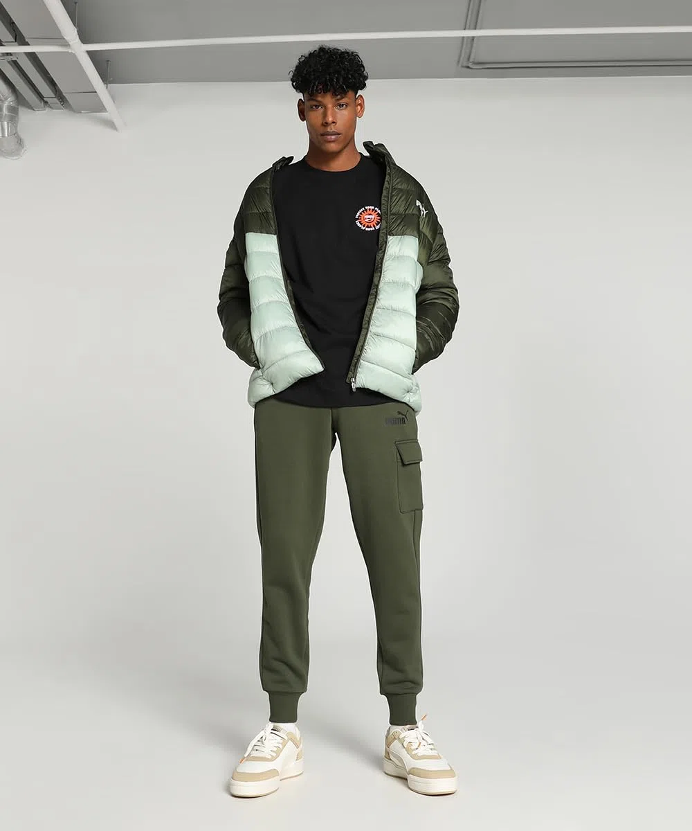 PUMA - Active Tricot Pants Cl, Pantalón Chándal Hombre, Mirto Verde, XS