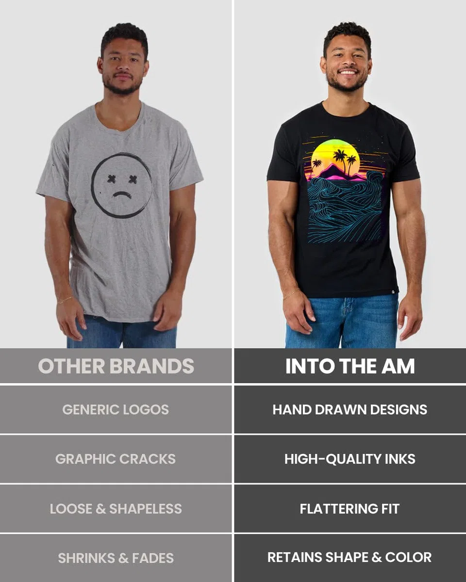 INTO The Am Am-Graphic-Tees-f2 Am-Graphic-Tees-f2 para Hombre