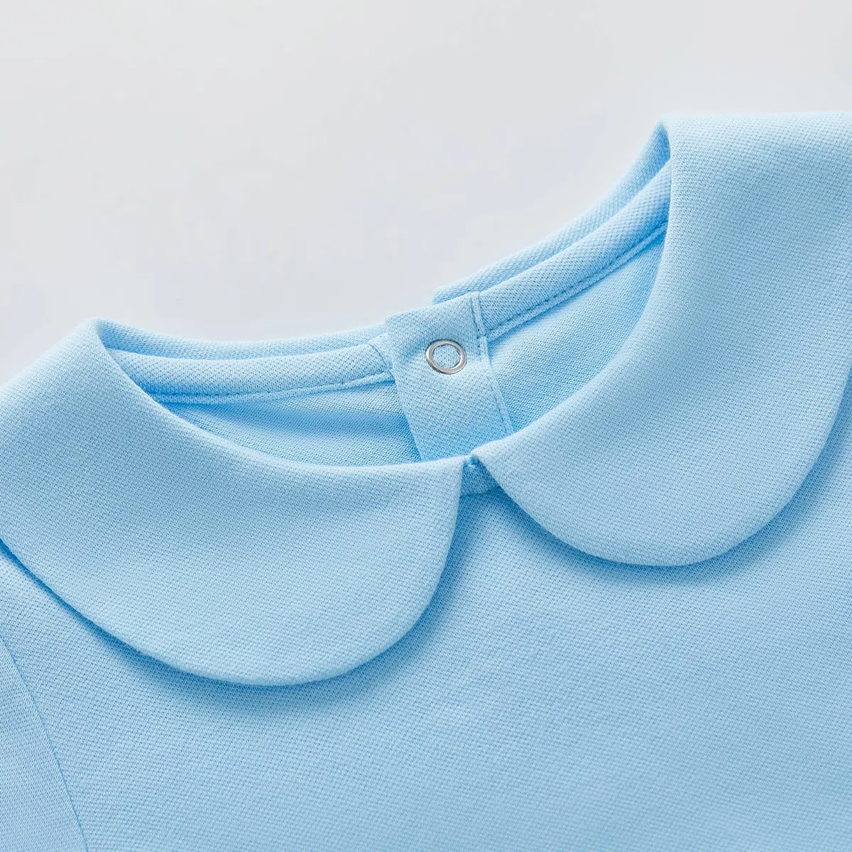 pureborn Vestido de algodón para niña, de 0 a 6 años, color liso