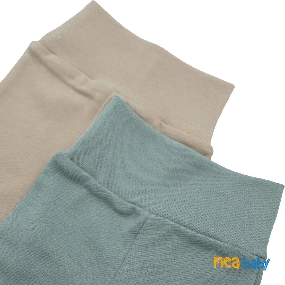 MEA BABY Pantalones de bebé con pie, pantalones de pelele para niños, pantalones de bebé para niñas, paquete de 5 unidades