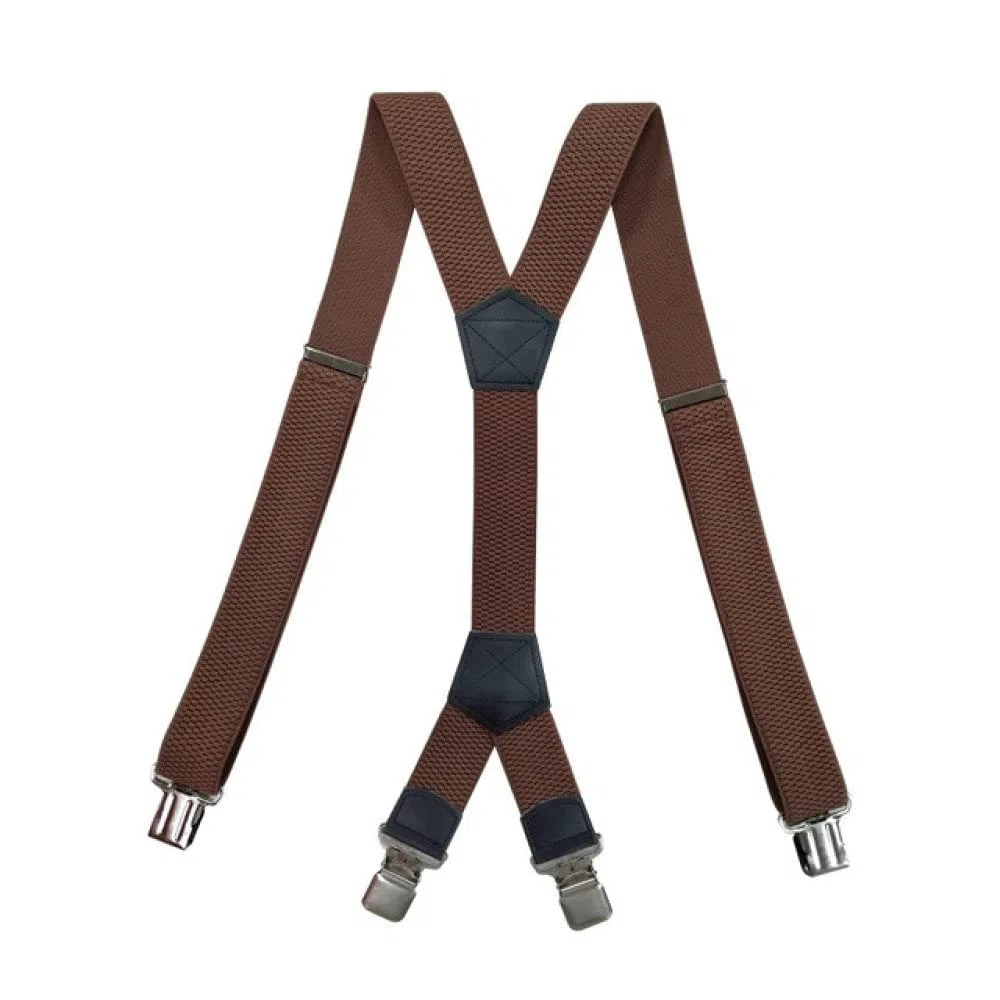 Cinturones Tirantes para Hombre en Forma de X, Tirantes para Hombre, Resistentes, de Gran tamaño, con Espalda en X y 4 Clips Resistentes, Correa elástica Ajustable para Pantalones,