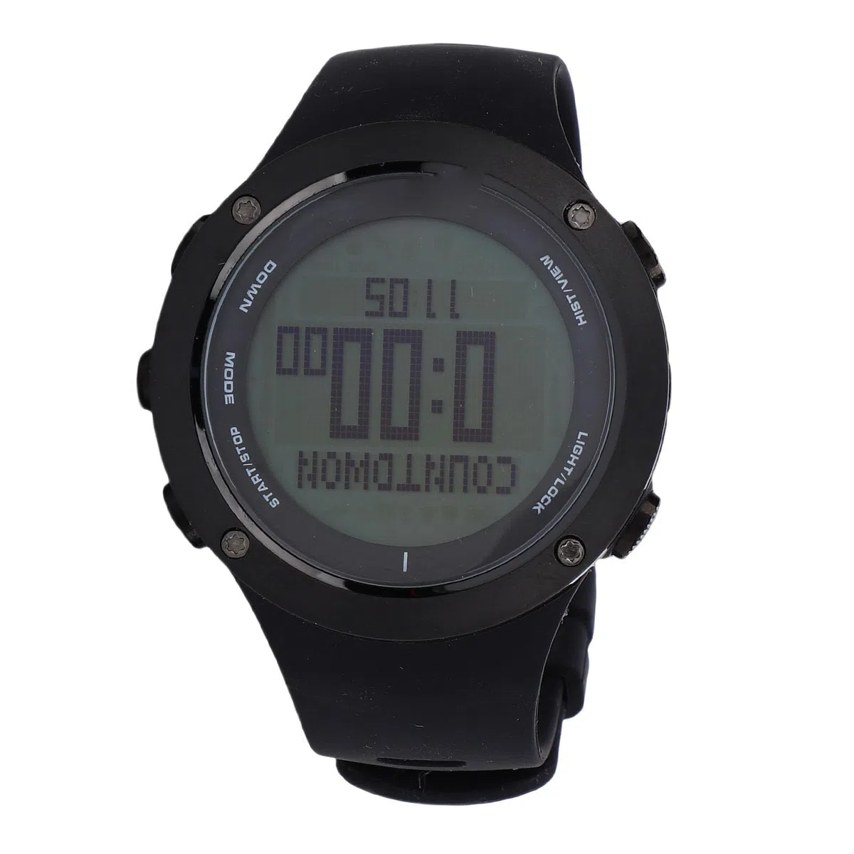 FILFEEL Reloj Deportivo para Hombre - Modo de Buceo Profesional con Sensor de Profundidad y Barómetro - 50M para Natación, Montañismo, Correr - Caja de Acero Inoxidable y Correa de Silicona -