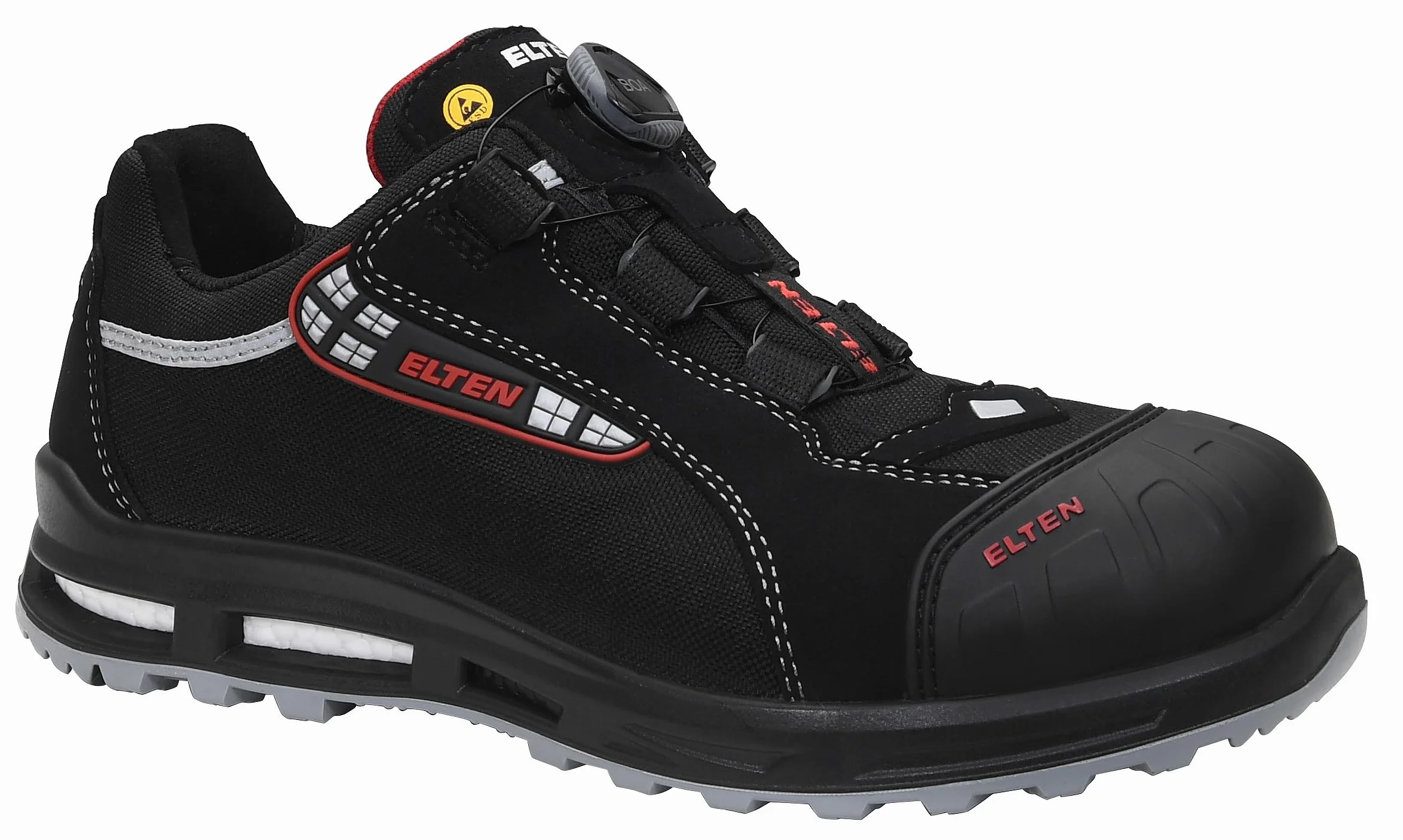 ELTEN SENEX XXT Pro Boa ESD S3S, Zapatos de Seguridad para Hombre, Ligero, Puntera de plástico, Material Superior: Textil, Forro Interior: Textil (Transpirable), Talla 45