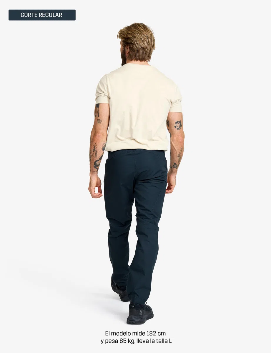 RevolutionRace Outdoor Basic Pants para Hombre, Pantalones de Senderismo para Todas Las Actividades al Aire Libre