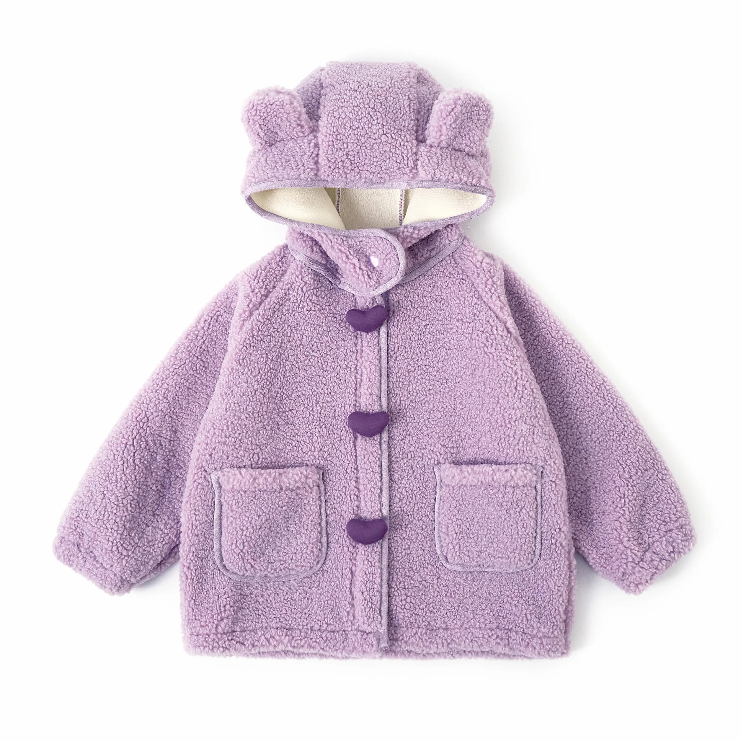 Miipat Bebés Niña Chaquetas y Abrigos Cremallera y Capucha Chaqueta Pequeño Niña Engrosada Chaqueta Térmica en Invierno Niños