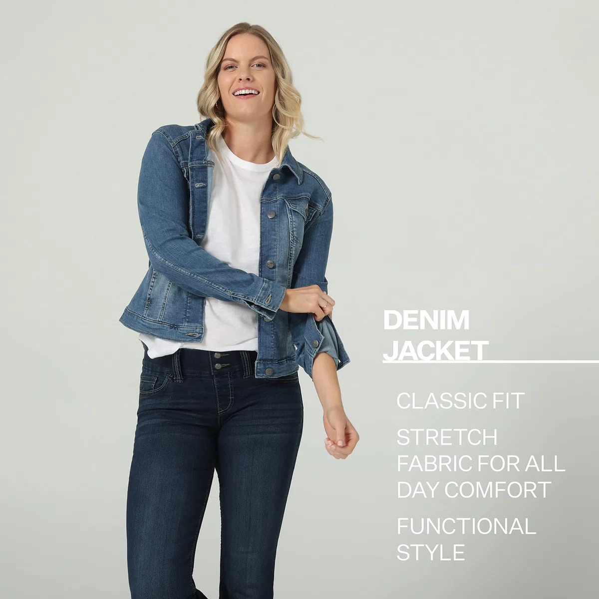 Riders Denim Jacket Chaqueta vaquera Mujer (Pack de 1)