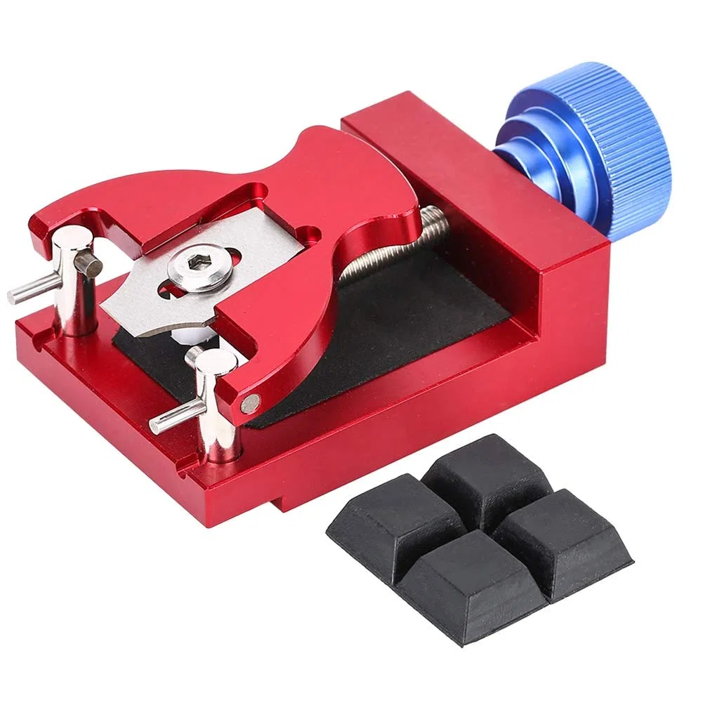 Redxiao Abrelatas de la Tapa del Reloj, Herramienta para Quitar la Caja Trasera del Reloj Tipo de Llave Profesional Juego de Prensa de Reloj Desmontador de la Tapa Trasera del Reloj, para reemplazo