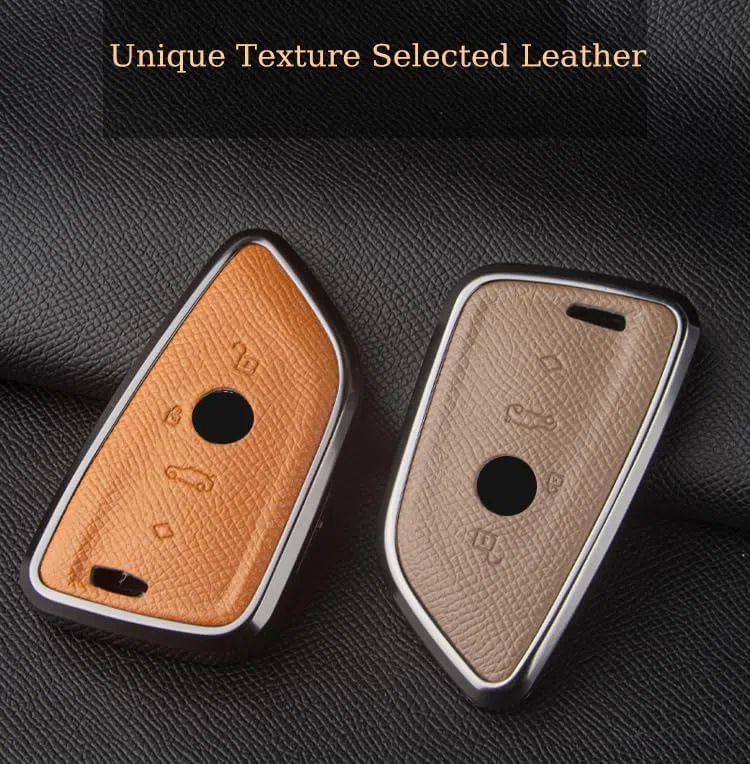 Funda para Llave de Coche para BMW 3/4/5 Series X1 X2 X3 X4 X5 X6 325Li 530 i3 iX3,Funda de Cuero TPU para Llave de Coche,Carcasa de protección Completa,B