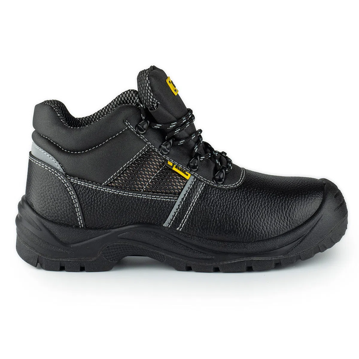 Botas de Seguridad Puntera de Acero para Hombre Resistente al Aceite y al Deslizamiento S3 SRC Zapatos de Trabajo Negro Hammer 1471 Negro (45 EU)