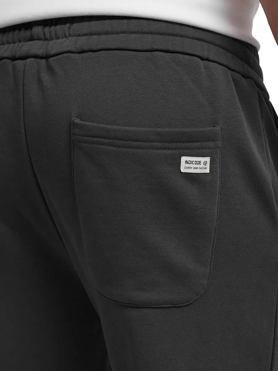Indicode Pantalones de chándal INJumpy para hombre con pierna barril | Pantalones de chándal con cordón y bolsillos para hombres