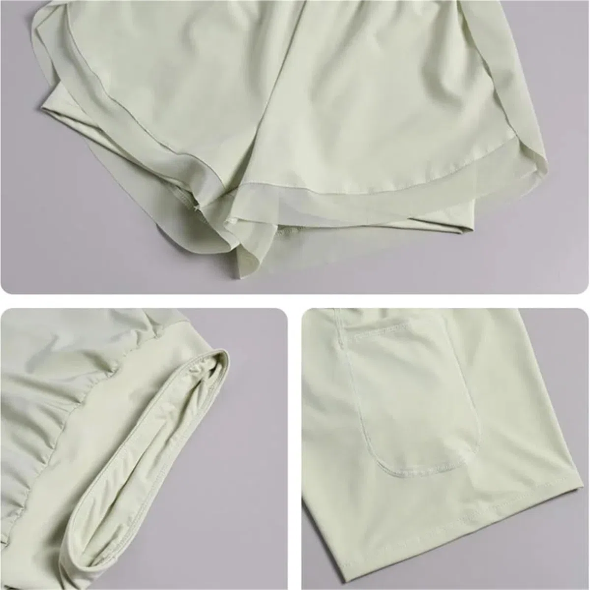 Conjunto de Yoga Conjunto Deportivo, Ropa Deportiva de Entrenamiento, Gimnasio, Fitness, Top Corto Manga Larga, Leggings Cintura Alta, Trajes Deportivos para el Deporte