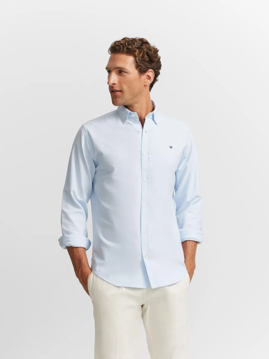 SILBON Camisa Sport Oxford para Hombre