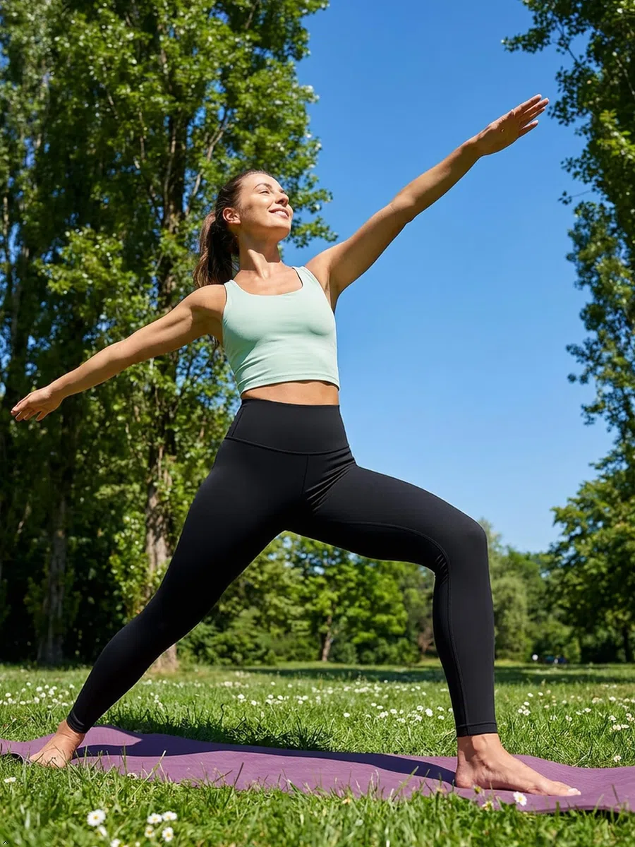 Leggings de Cintura Alta para Mujer, con Control de Barriga, Pantalones Capri de Yoga para Entrenamiento, atléticos, Talla Grande