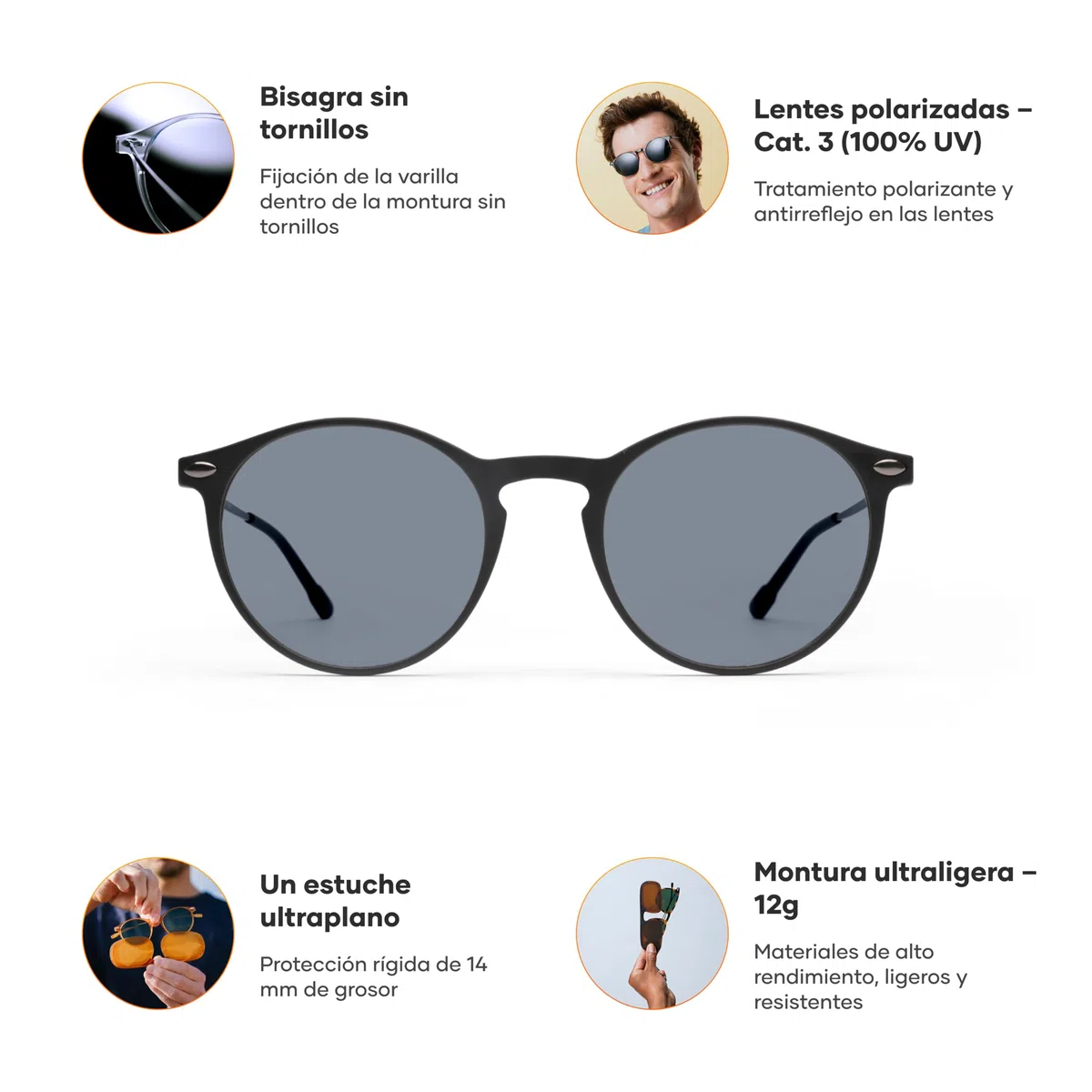 Nooz Cruz Gafas de lectura Unisex adulto (Pack de 1)