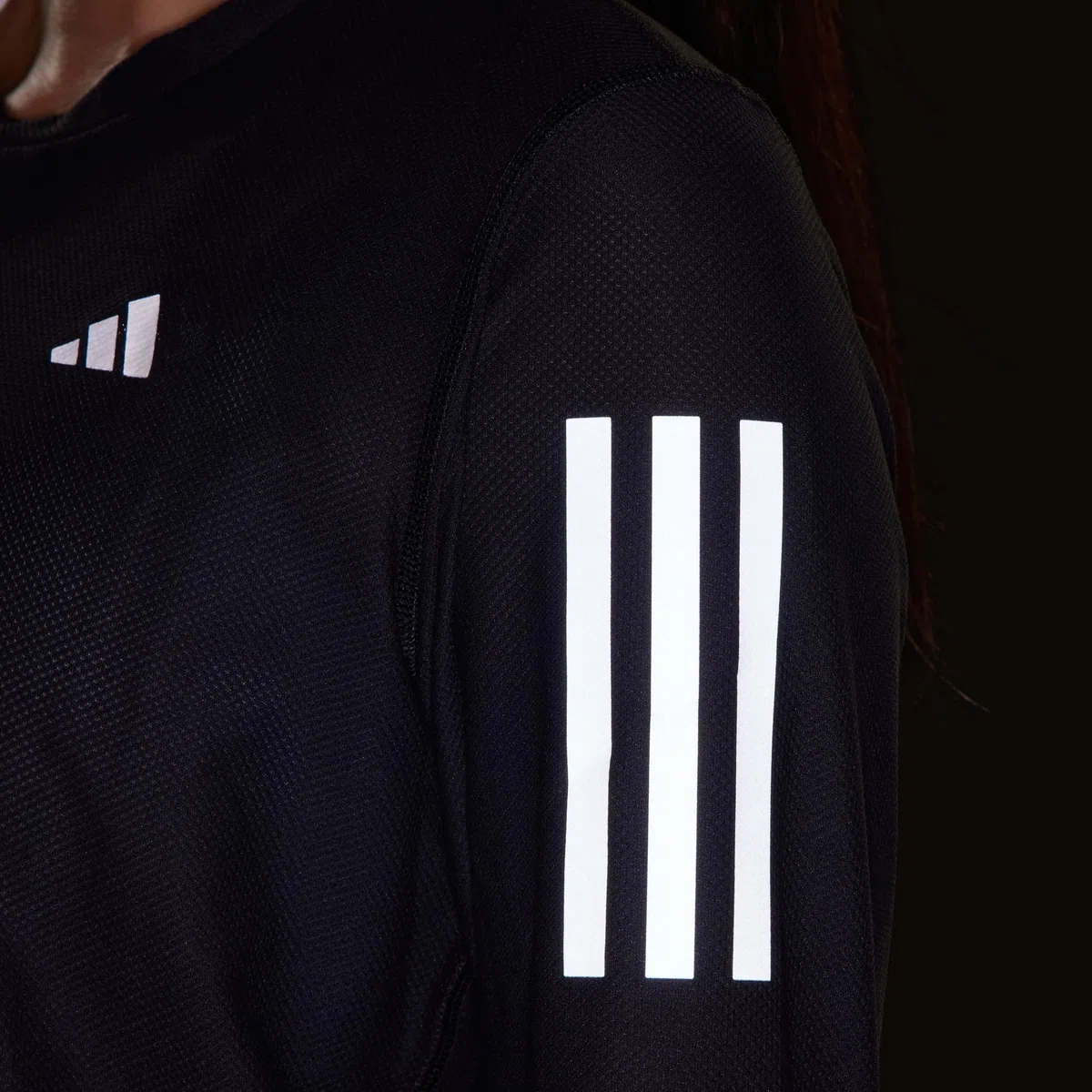 adidas Mujeres Own The Run Longsleeve Laufbekleidung Camiseta De Manga Larga White - Blanco