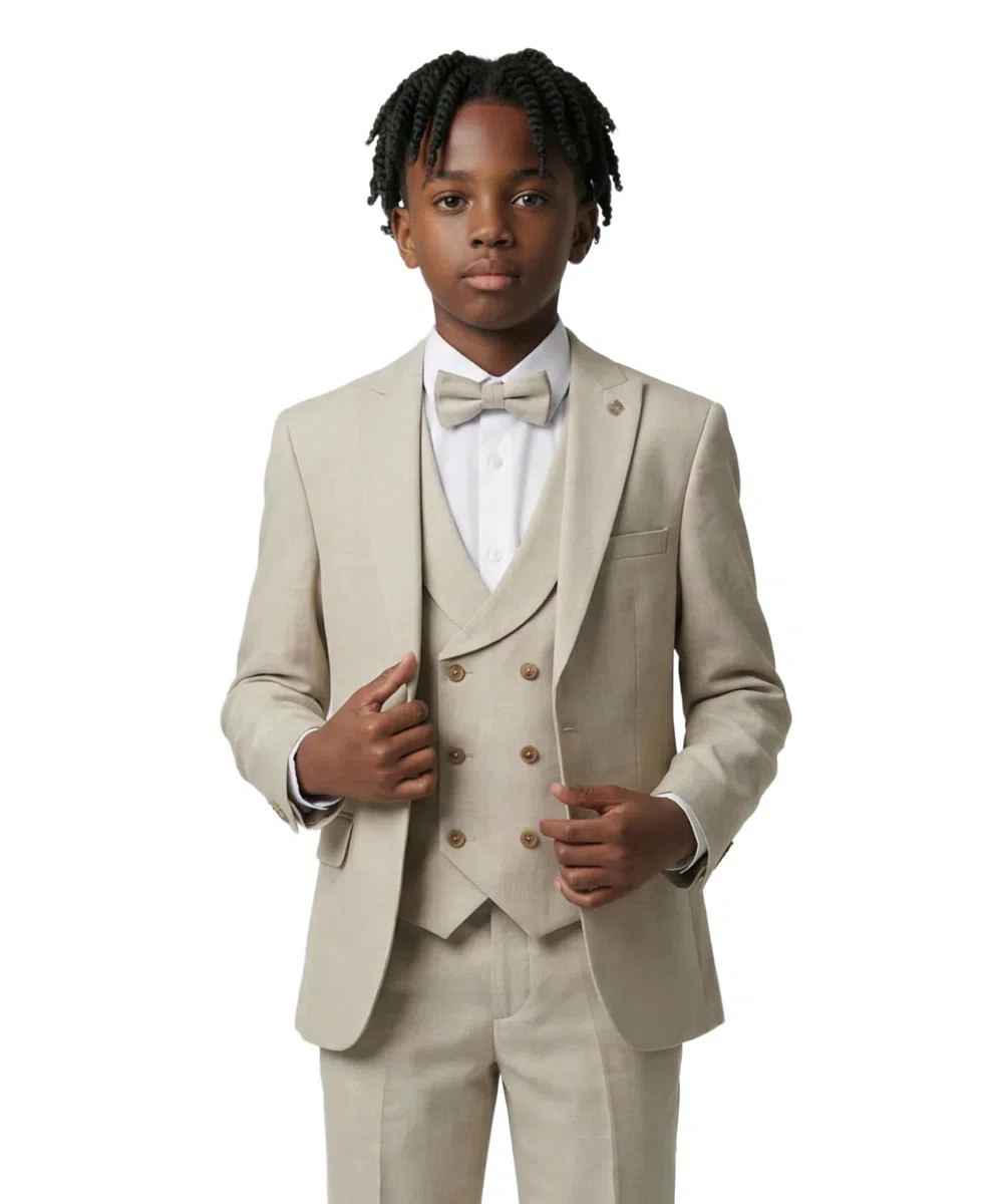 SIRRI Traje Formal Entallado de 5 Piezas para niños, Ideal para Bailes de graduación y Ocasiones Especiales, de 1 a 16 años.