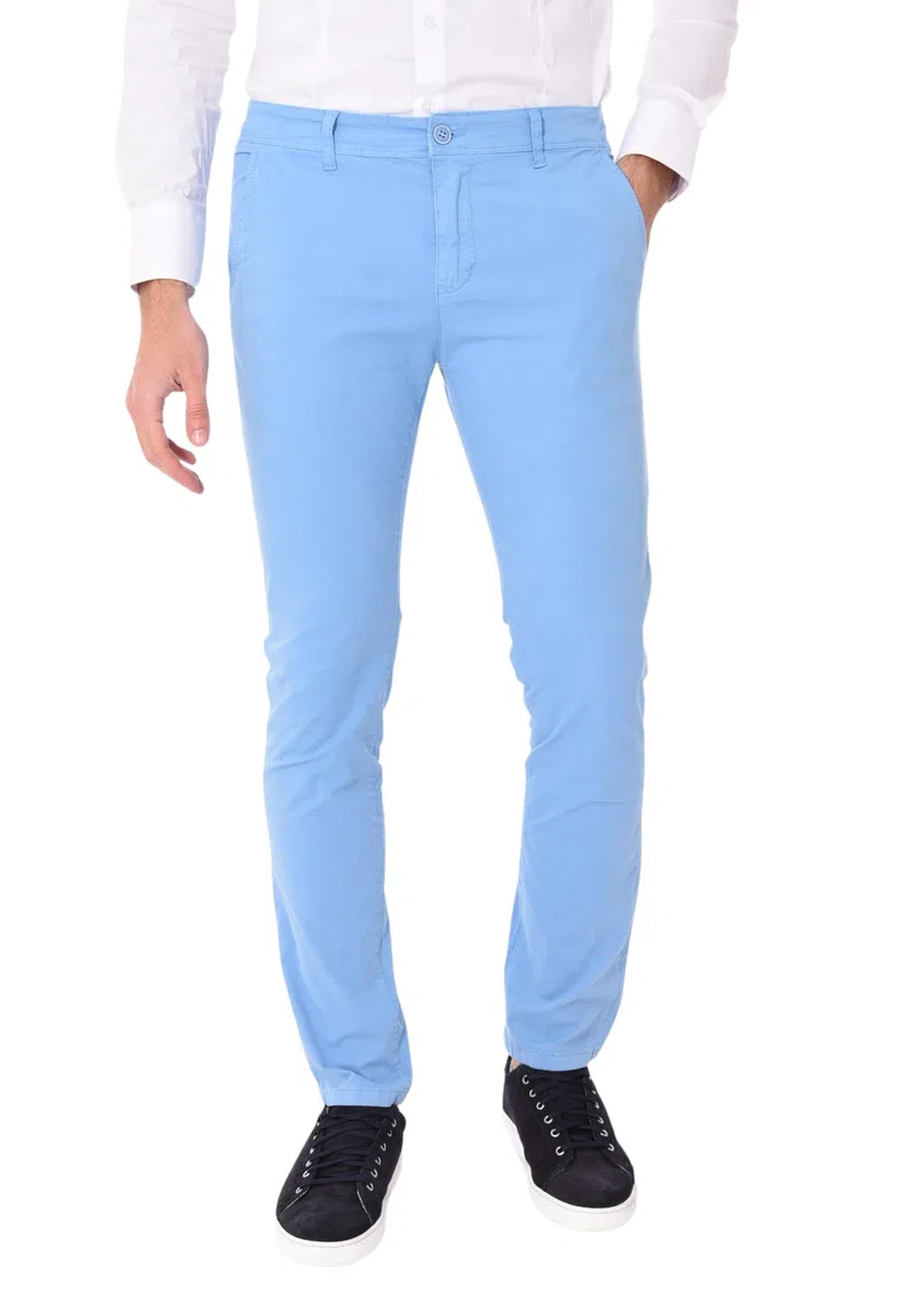 Pantalones de Hombre Elegantes Verano Casual Pantalón Chino Bolsillo América
